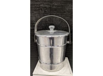 Vacuum Insulated Silver Ice Bucket