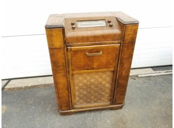 Antique PHILCO SW Tube Radio Phonograph Console Model 48-1263