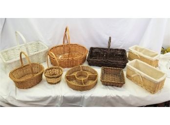 Assortment Of Wicker Baskets