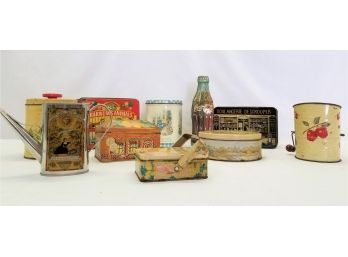 Lot Of Vintage Tin Cans