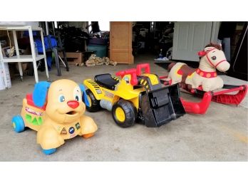Three Childrens Ride On Toys