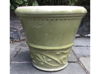 Classico Celadon Glazed Terra Cotta Planter