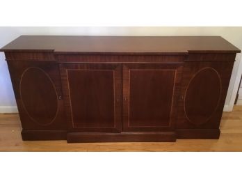 Baker Furniture Historic Charleston Inlaid Mahogany Sideboard, Buffet