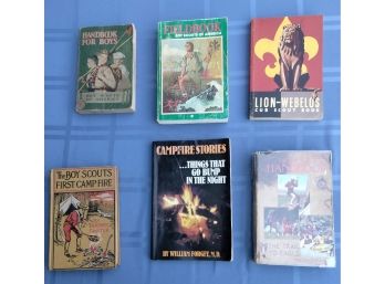 BSA Grouping #4 - Assorted Collection Of Scouting Books (6ct)