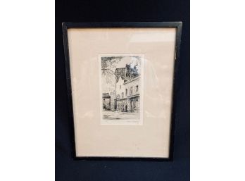 Framed & Signed Original Paul Jeffay - Marson De Catherine 1933