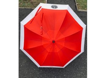 Large Red & White PGA Umbrella