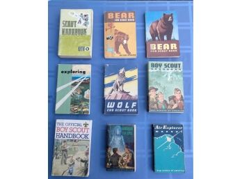 BSA Grouping #5 - Assorted Collection Of Scouting Books (9ct)