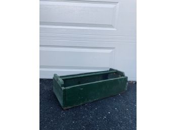 Vintage Forest Green Tool Carrier