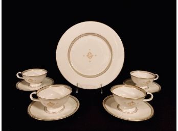 Vintage Haviland Elysee Dessert Set - Service For 4