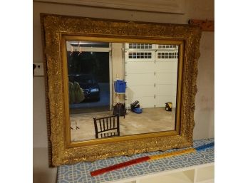 Gilt Beveled Mirror