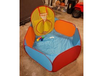 Collapsible Basketball Court For Toddlers.