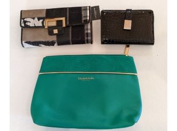 3 Wallets/purses, Elizabeth Arden, Liz Claiborne