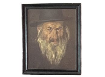 1935 Pastel Portrait Of A Chassidic Rabbi 1935  13' X 15'