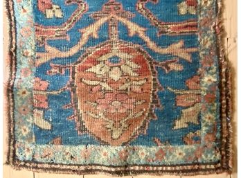 11 FT Antique Sarouk Oriental Wool Rug Runner (A)