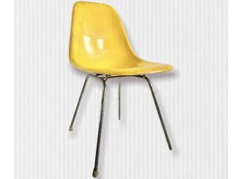 MCM Herman Miller Yellow Shell Chair