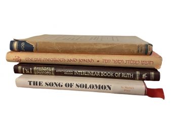 Artscroll 'The Book Of Ruth', Soncino ' Book Of Job', 'Some Of Solomon', 'The Five Megilloth & Jonah'