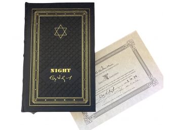 Signed Copy Of 'Night' By  Elie Wiesel