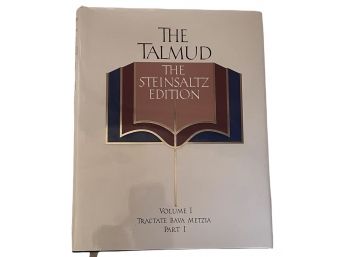 'The Talmud : The Steinsaltz Edition, Volume 1, Tractate Bava Metzia, Part 1'