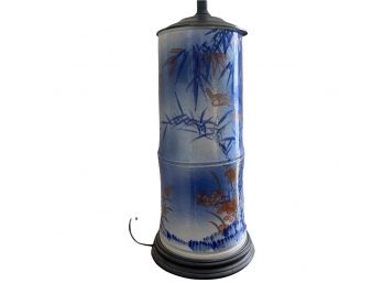 Antique Chinese Pottery Lamp