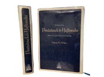 Two Copies Of 'Pentateuch & Haftorahs' Edited By Dr. JH Hertz