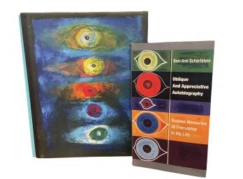 Two Signed Books On Listed Artist Ben Ami Sharfstein (1919-2019)