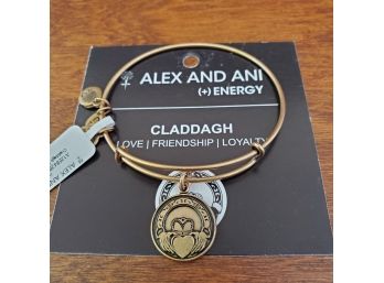 New Old Stock With Tags Alex & Ani Claddagh Bracelet