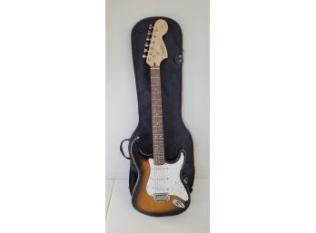 Squier Strat By Fender Guitar And Fender Carry Bag