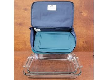 Anchor Cooking Dishes With Portable Pyrex Dish & Carry Case