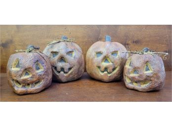 Ceramic Halloween Jack O Lanterns