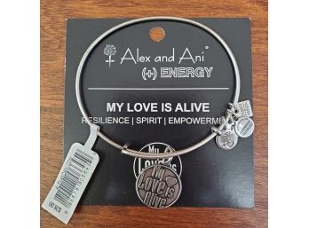 New Old Stock  Alex & Ani My Love Is Alive Bracelet