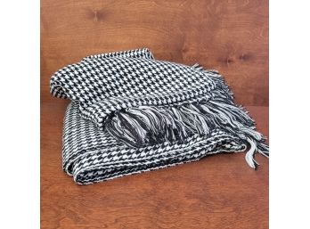 Two Nice Black And White Throws