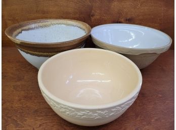 Very Nice Large Kitchen Mixing Bowls Including William Sonoma