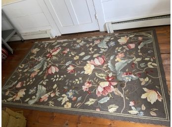 Westchester Wool Floral Rug 96x59 Hand Made