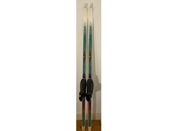 Fischer Double Crown Cross Country Skis 210 Rossignol Boots Size 47EU