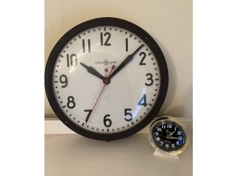 Two Clocks, One Big 14, One Small 4.5