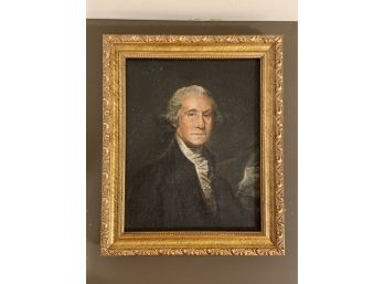 George Washington Painting On Canvas Unsigned 10x12