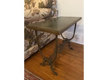 Iron Base End Table 23x12x18.5'