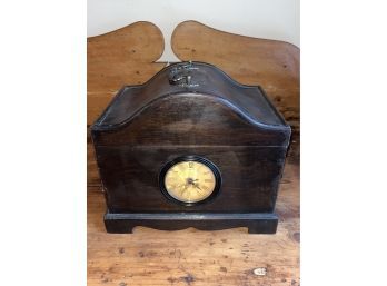 Keep Sake Box  With Clock 10x9x7