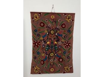 Peacock Wall Tapestry 29.5x42