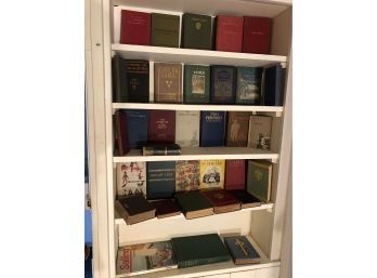 Collection Of Old Books From The Hallway  Mary Starbuck Nantucket