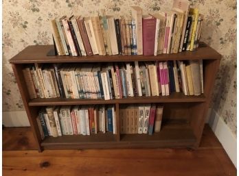 Bookcase With Books Solid Wood 42x26x10