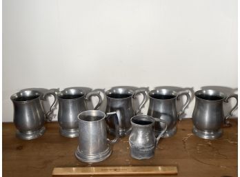 W.H. Rotary 1965 & 1967 Pewter Cups And Two Unique Ones