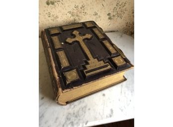 1864 Bible 10.5x12.5x4