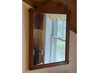 Wooden Framed Mirror 21.5x30.5'