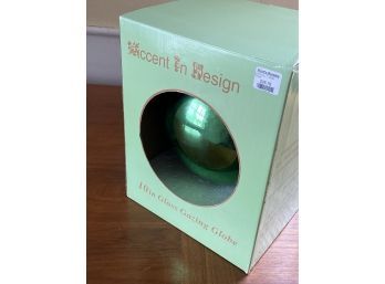 10in Glass Gazing Globe Accent In Design Add A Little Romance To Your Garden Green