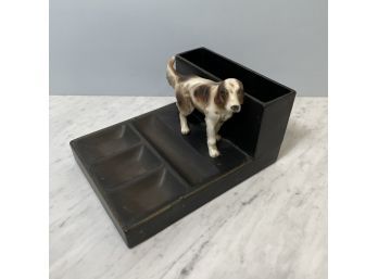 Vintage Swank Desk Caddy With Setter