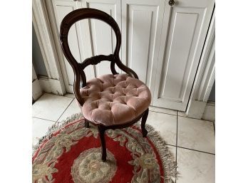 Pink Velvet Chair