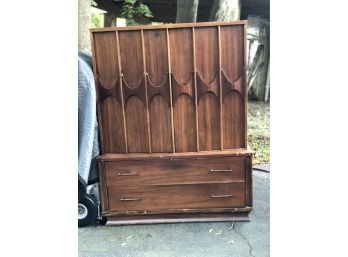 Kent Coffey Perspecta Walnut And Rosewood Gentlemans Chest, Mid Century Modern, Vintage, MCM