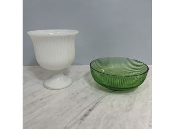 E.o. Brody Vase And Bowl