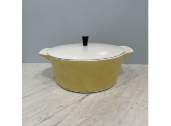 Corning Ware Yellow 4qt B-4-b Casserole Dish With Lid